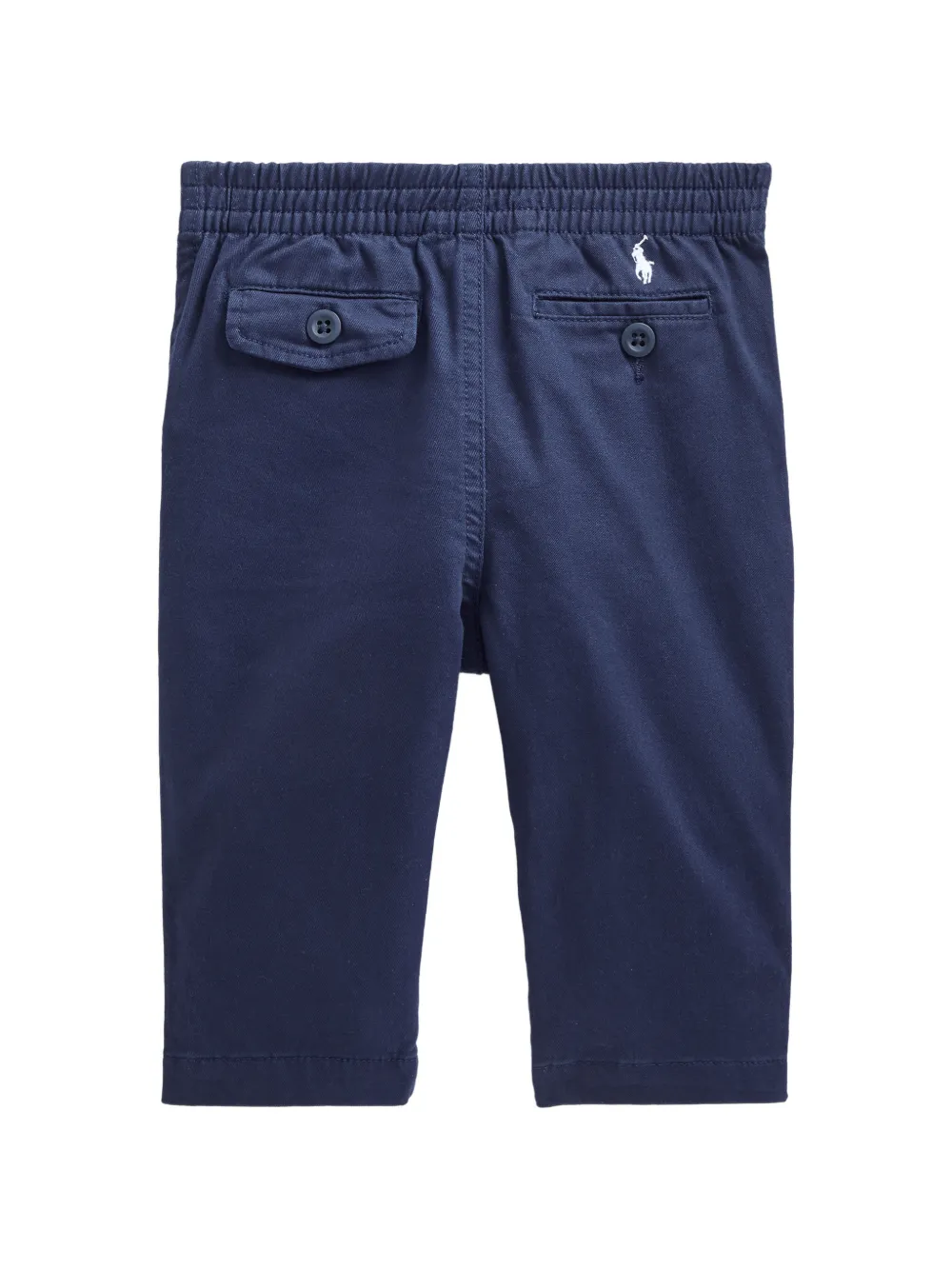 POLO RALPH LAUREN KIDS Broek met geborduurd logo en elastische taille Blauw
