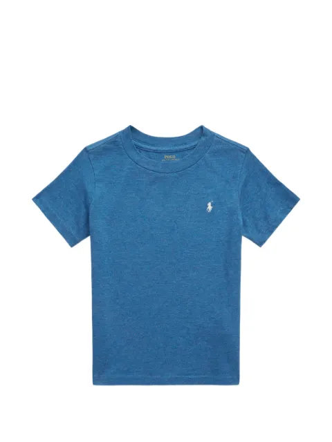 POLO RALPH LAUREN KIDS pony-embroidered cotton T-shirt