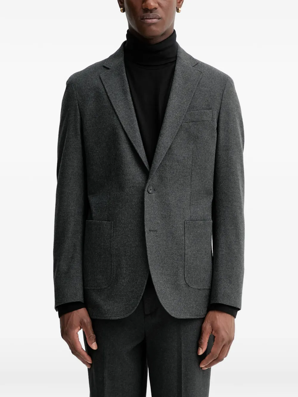 Marc O'Polo flap-pocket button suit - Grigio