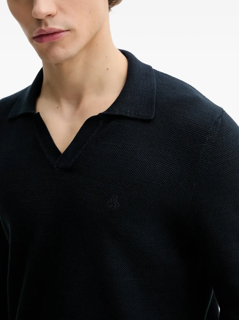 Marc O'Polo T-shirt met V-hals Blauw