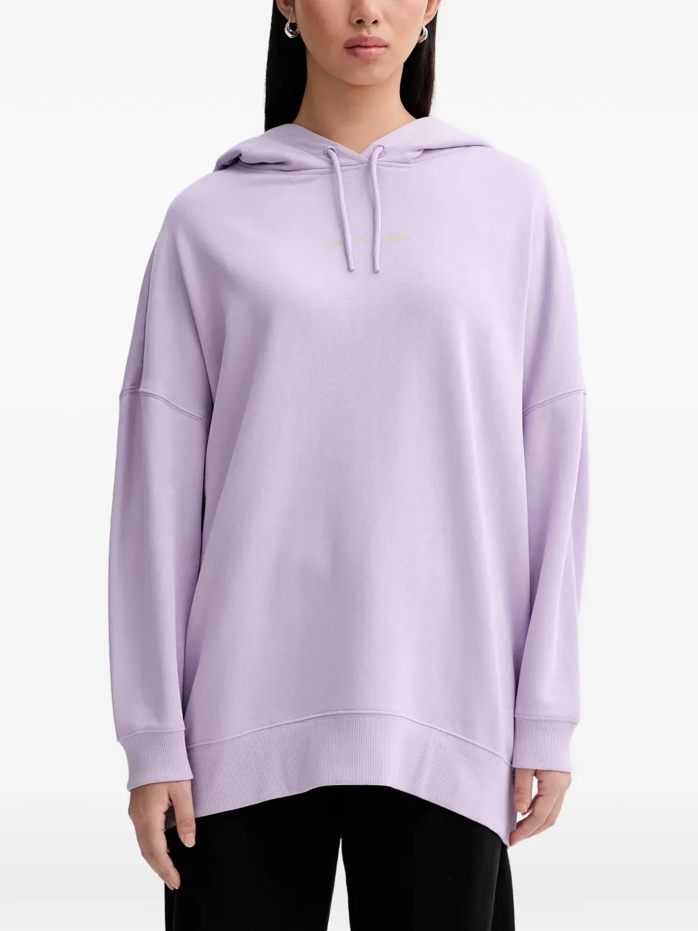Marc O'polo Floral Graphic Hoodie In Purple