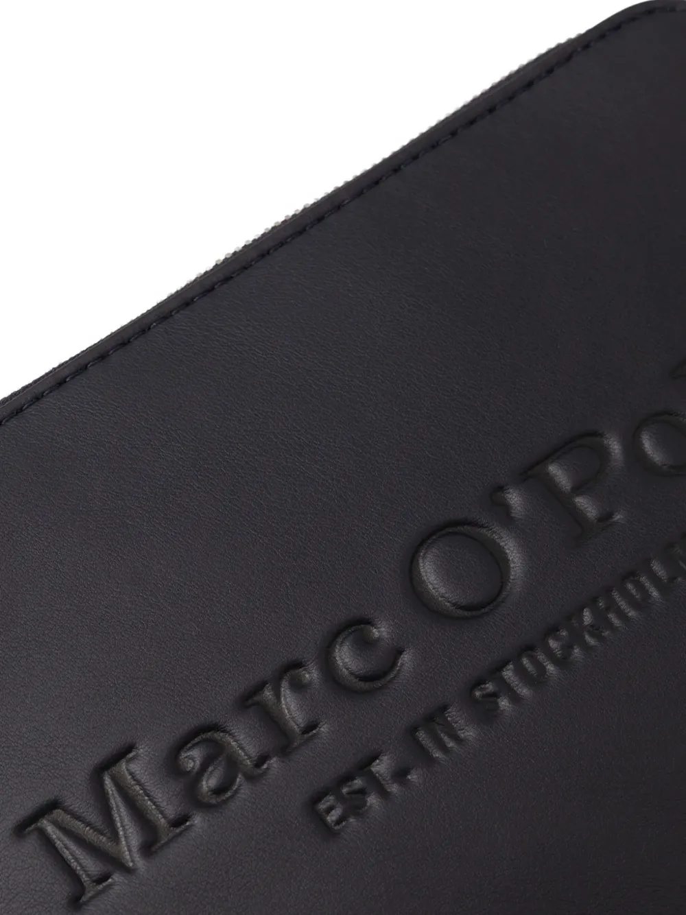 Embossed-Logo Zip Bag