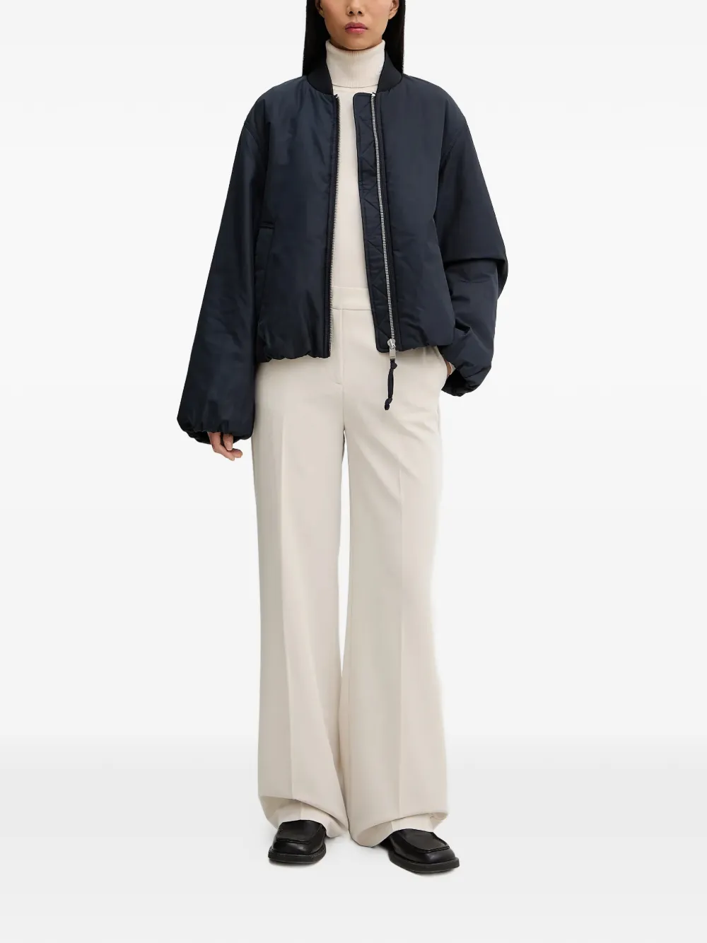  Marc O'polo Zipped Bomber Jacket - Blue 