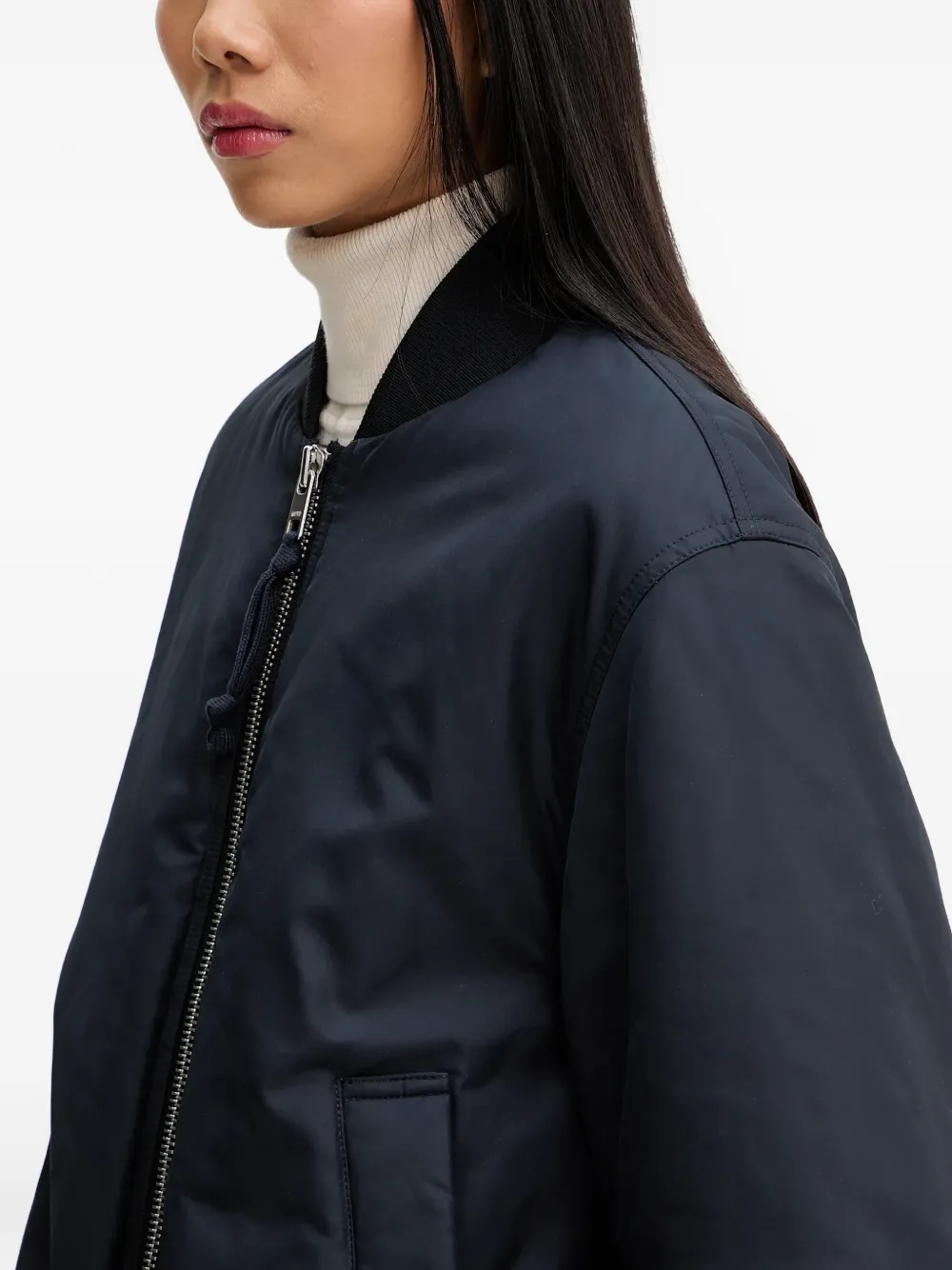  Marc O'polo Zipped Bomber Jacket - Blue 