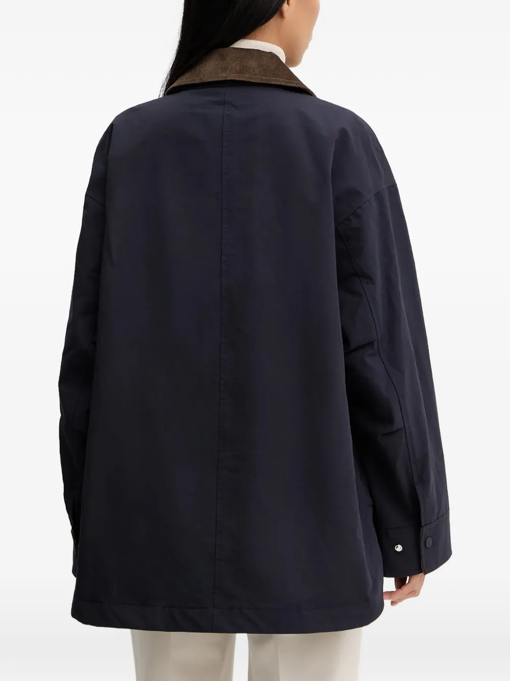  Marc O'polo Contrasting-collar Jacket - Blue 