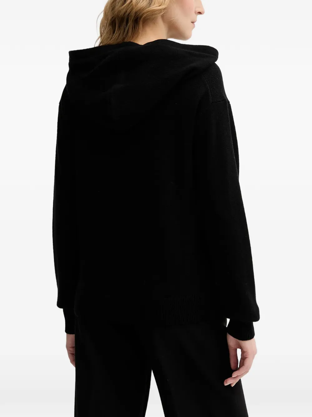  Mc2 Saint Barth Lettering-detail Sweater - Black 