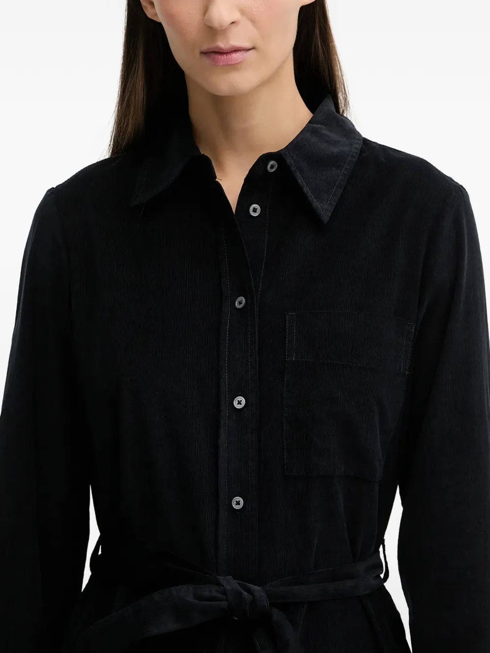 Marc O'Polo Midi-jurk met ceintuur Blauw