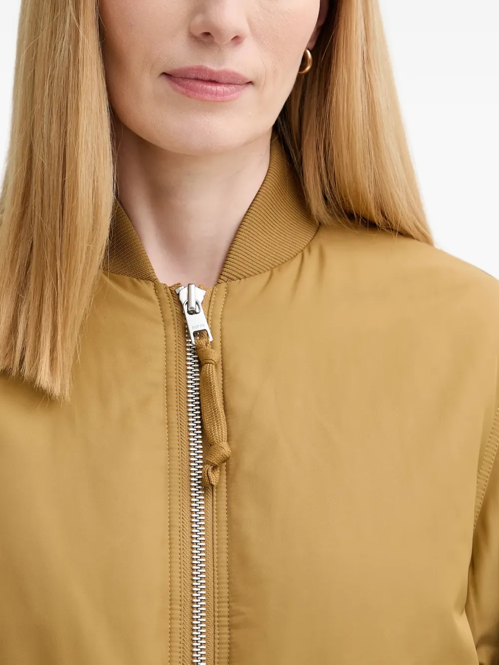 Marc O'Polo Bomberjack met rits Beige