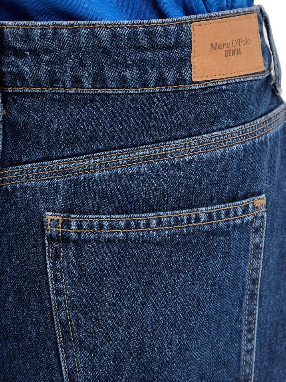 Marc O'Polo Midi-spijkerrok Blauw