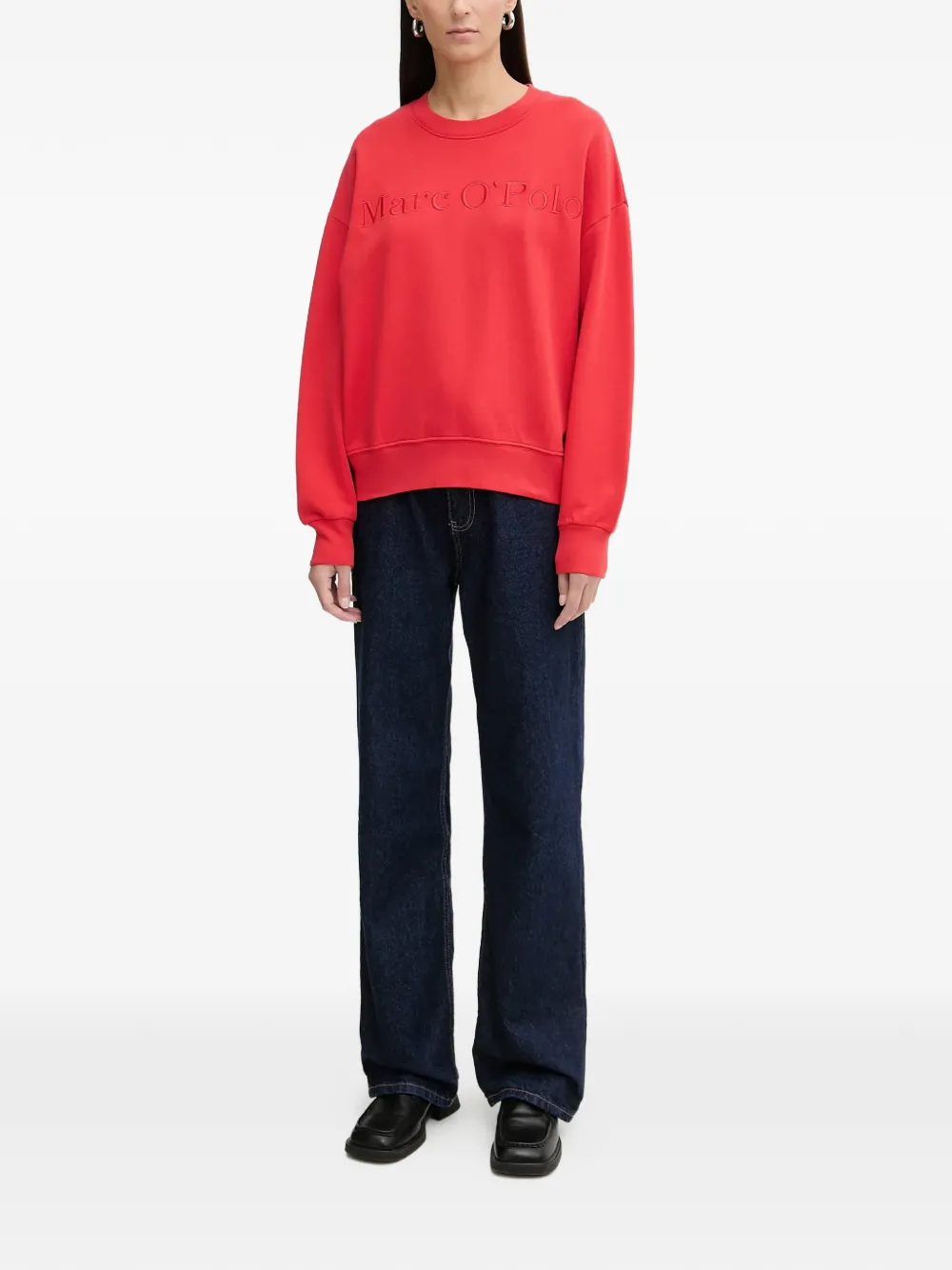 Marc O'polo Logo Sweatshirt In Red