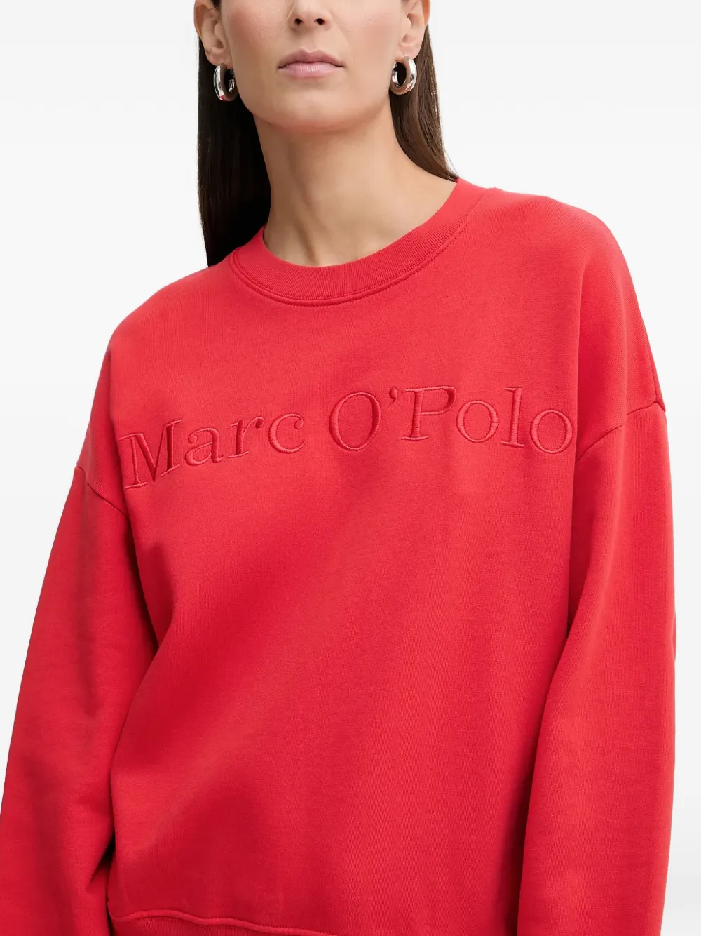 Marc O'polo Logo Sweatshirt In Red