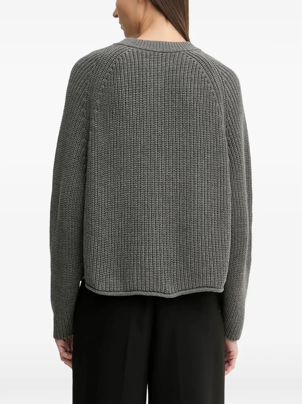 Marc O'polo Buttoned Cardigan In Gray