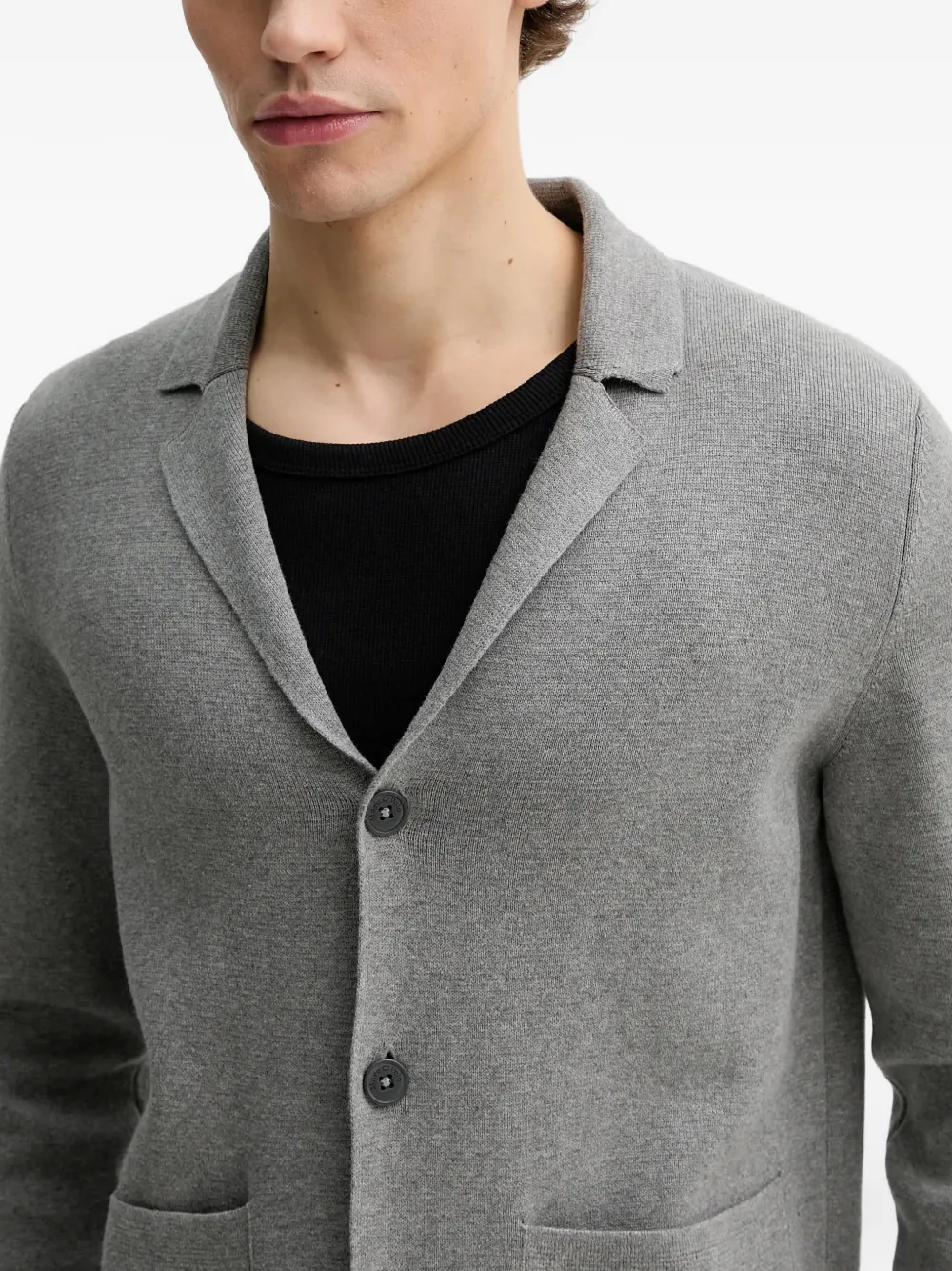 Marc O'Polo Vest met knopen Grijs