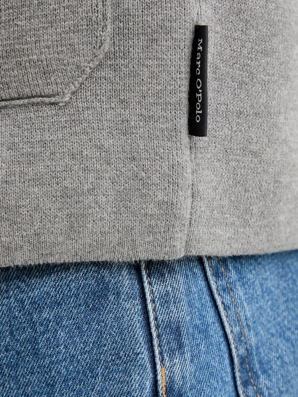 Marc O'Polo Vest met knopen Grijs