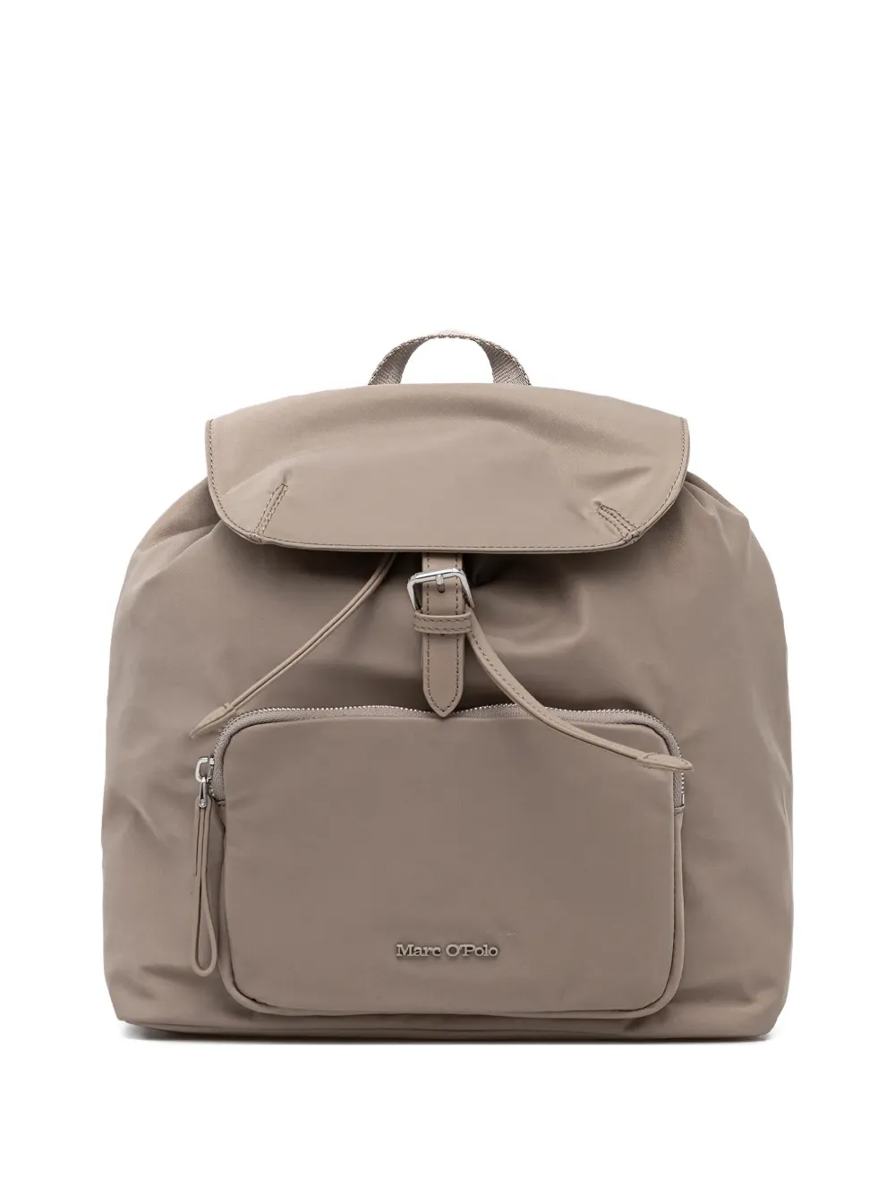 Marc O'Polo medium flap-pocket backpack - Toni neutri