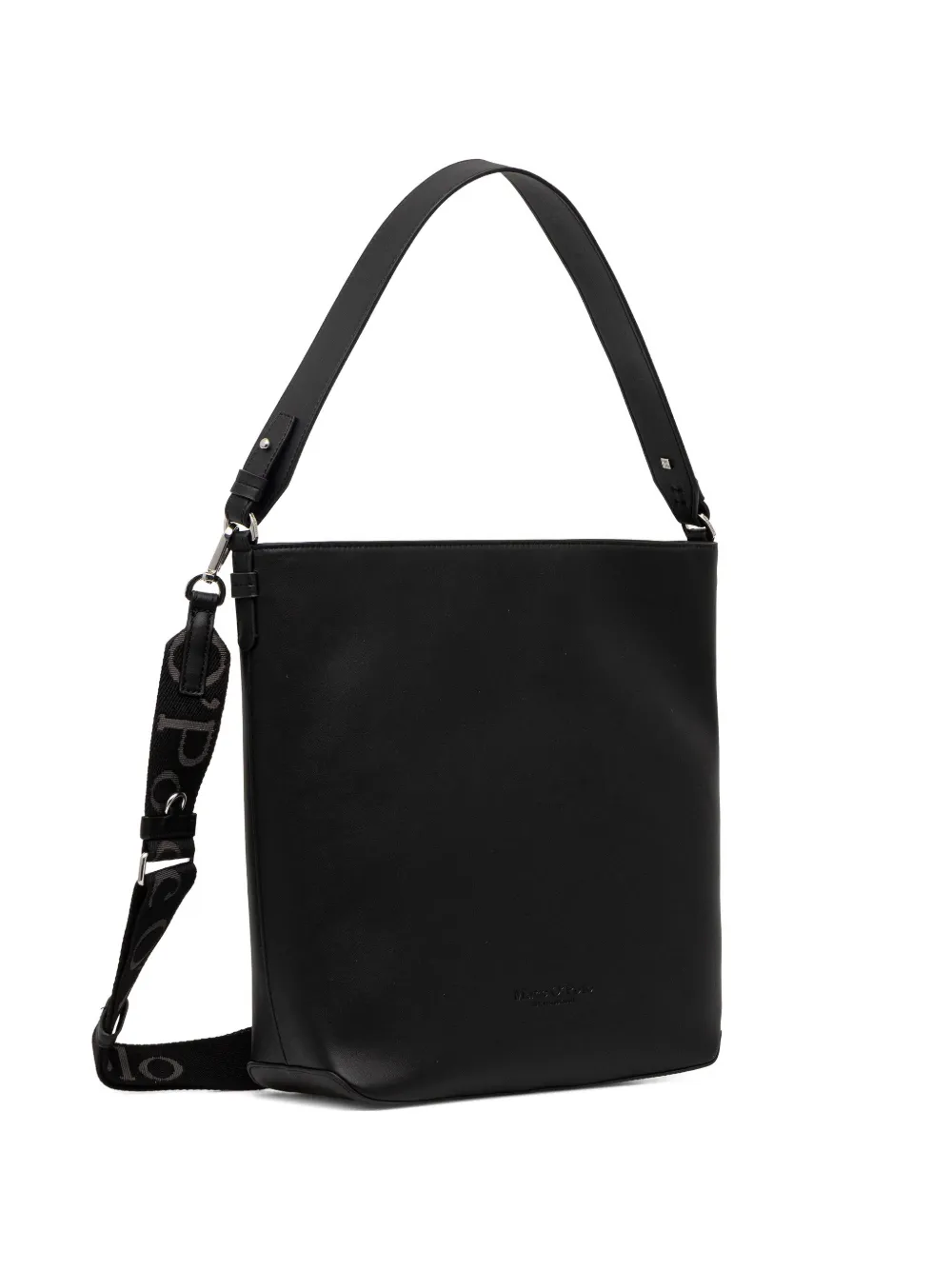 Marc O'Polo logo-strap shoulder bag - Zwart