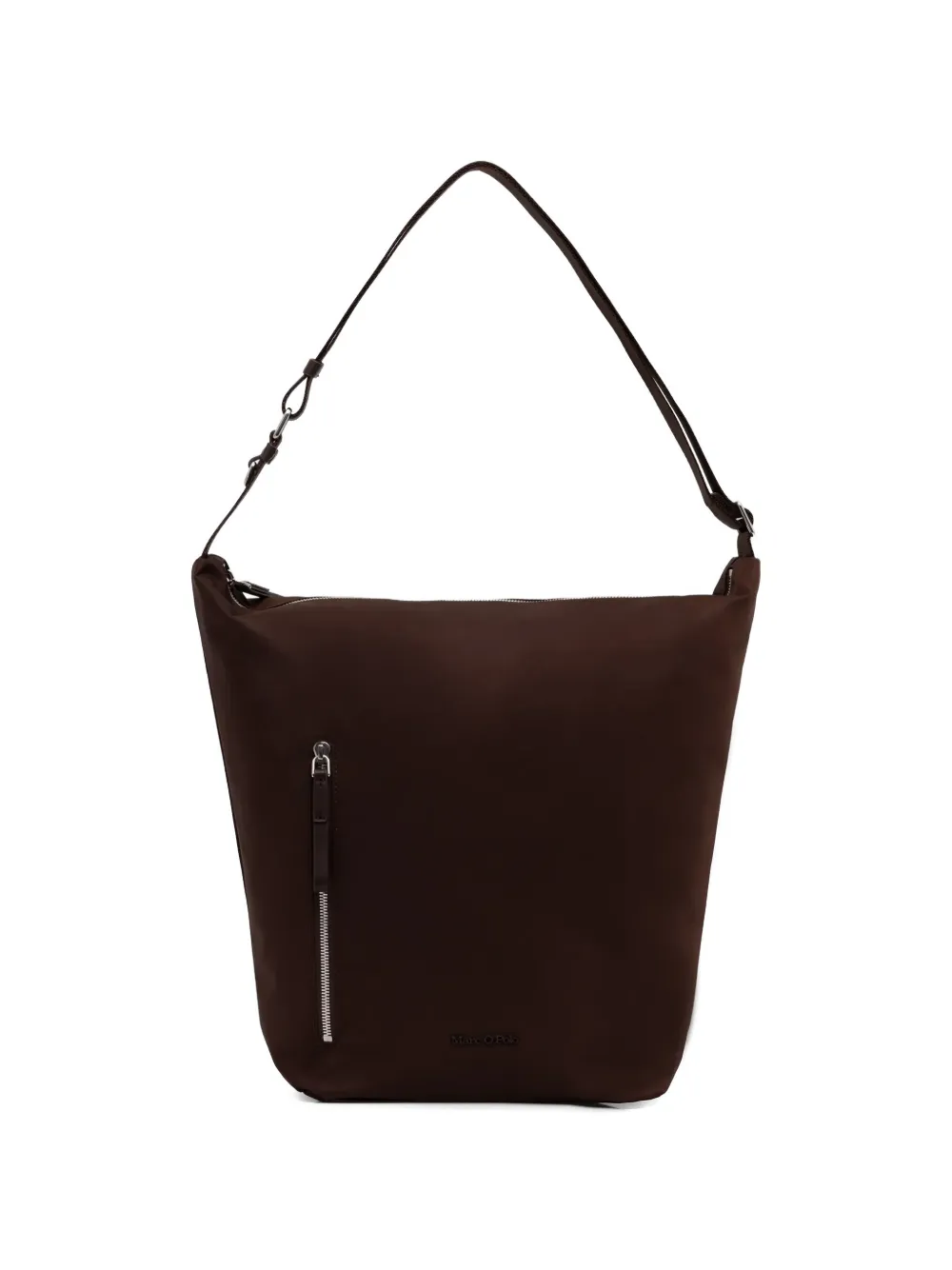 Marc O'Polo medium zip-detail shoulder bag - Bruin