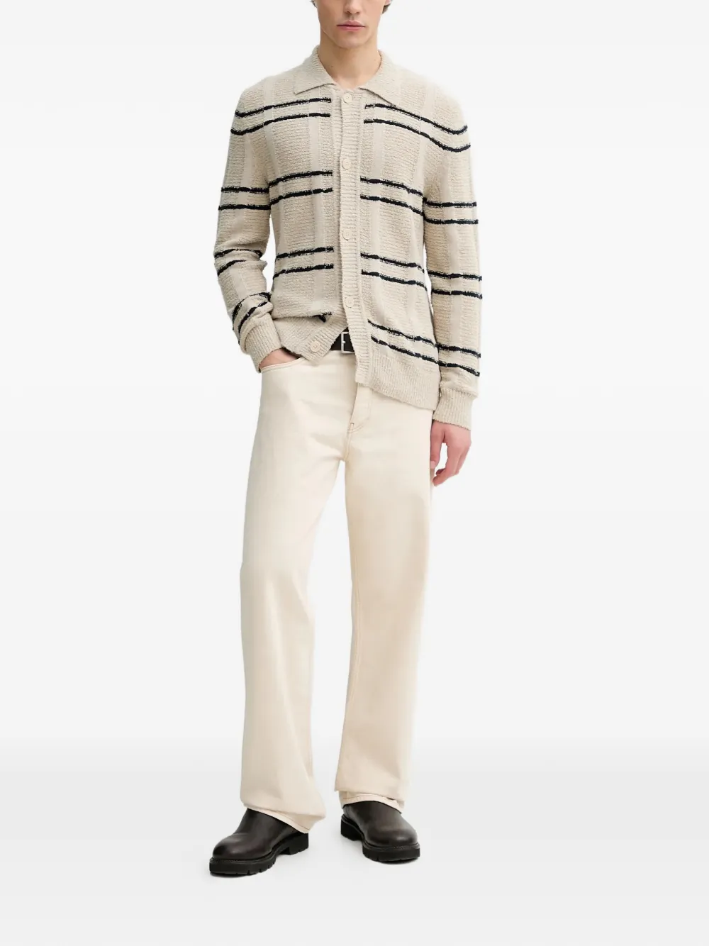Marc O'Polo striped buttoned cardigan | Cárdigans | Image 2