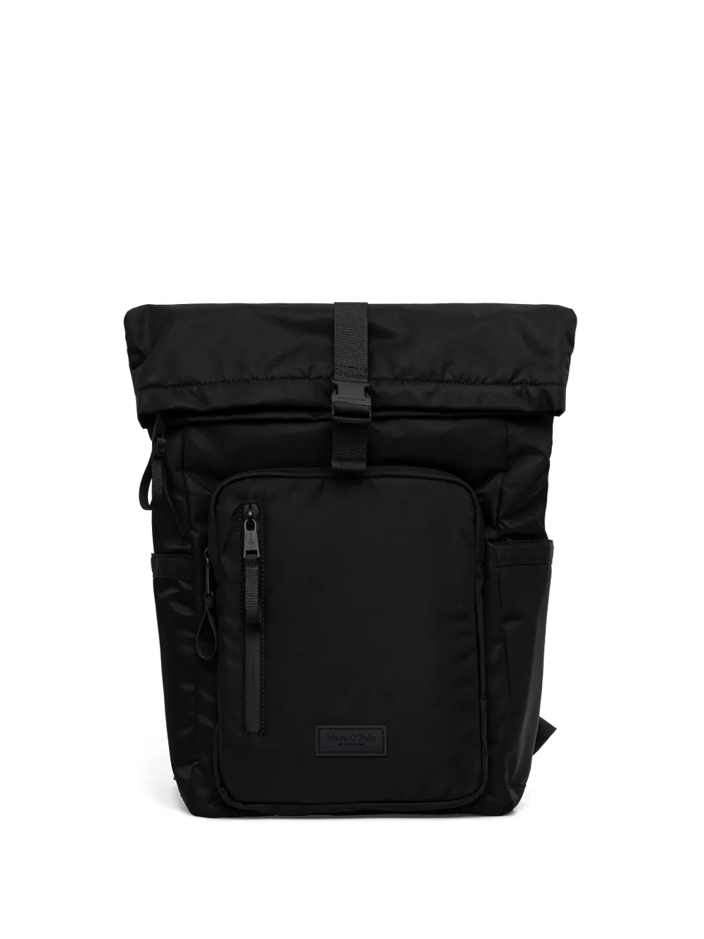 Marc O'Polo buckle rolltop backpack - Nero