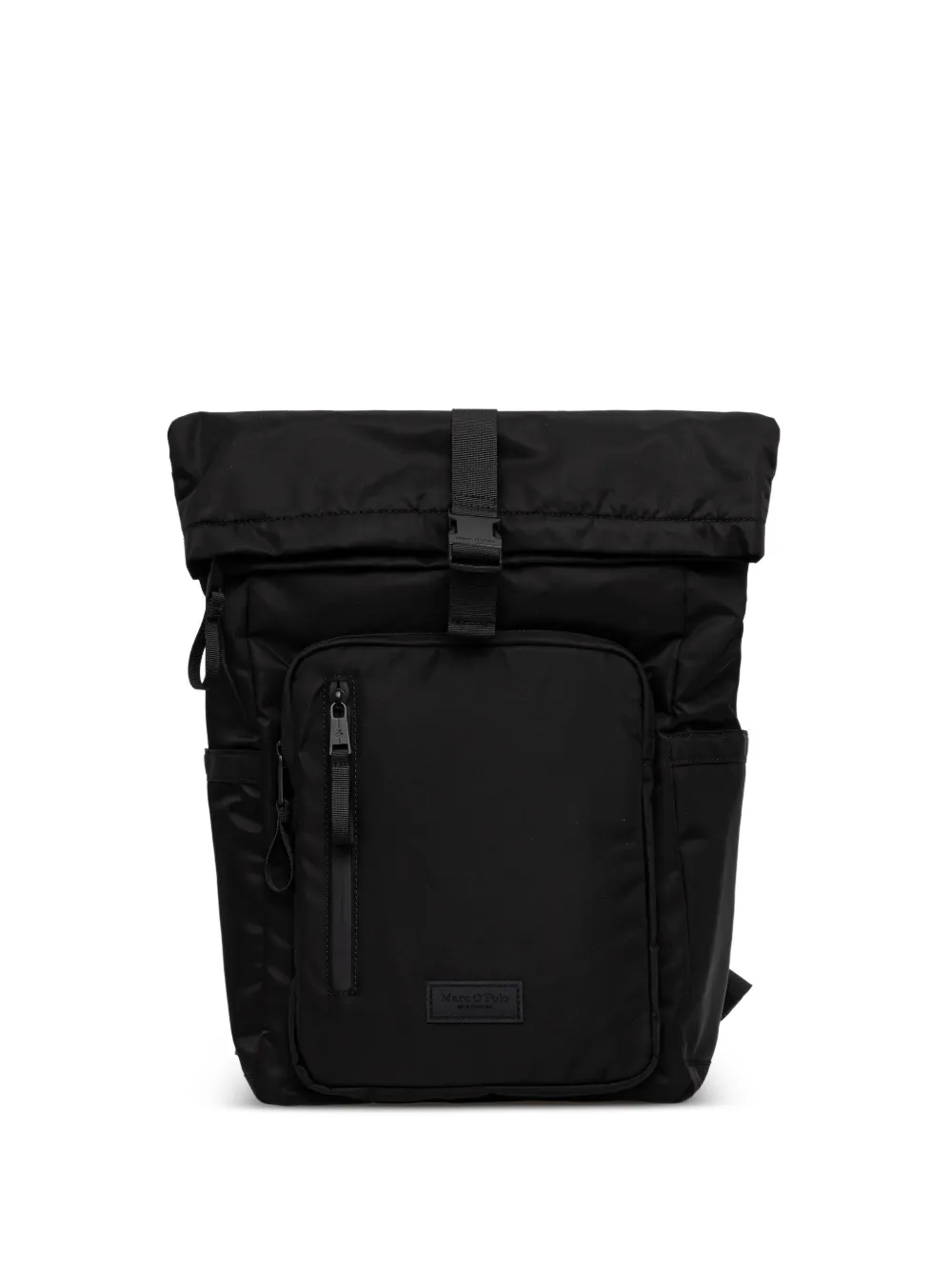 Marc O'Polo buckle rolltop backpack - Nero