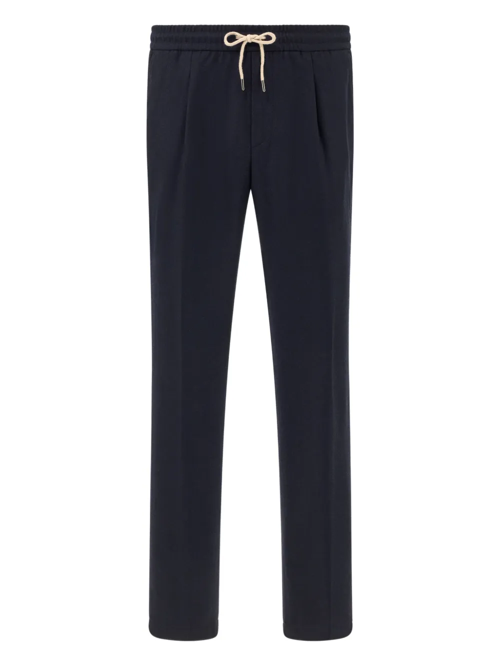 Boggi Milano City drawstring flannel trousers | Blue | Image 1
