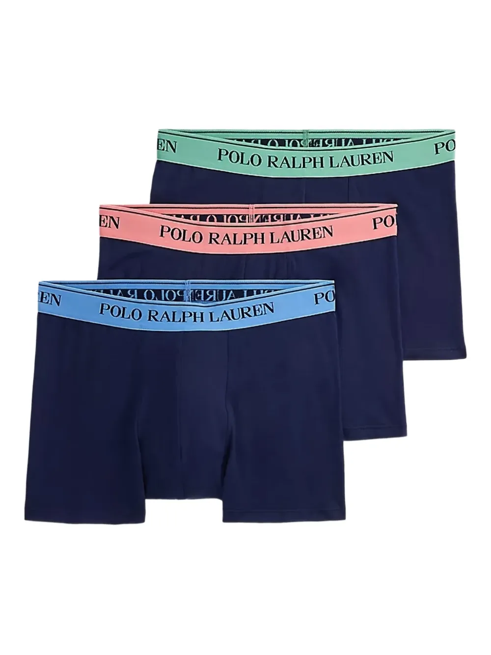Polo Ralph Lauren Classic stretch-cotton trunks (pack of three) - Blu