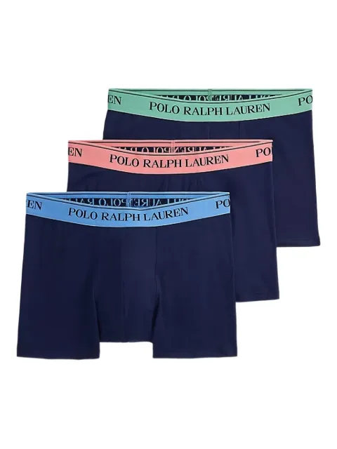 Polo Ralph Lauren Kit 3 cuecas boxer Classic de algodão stretch
