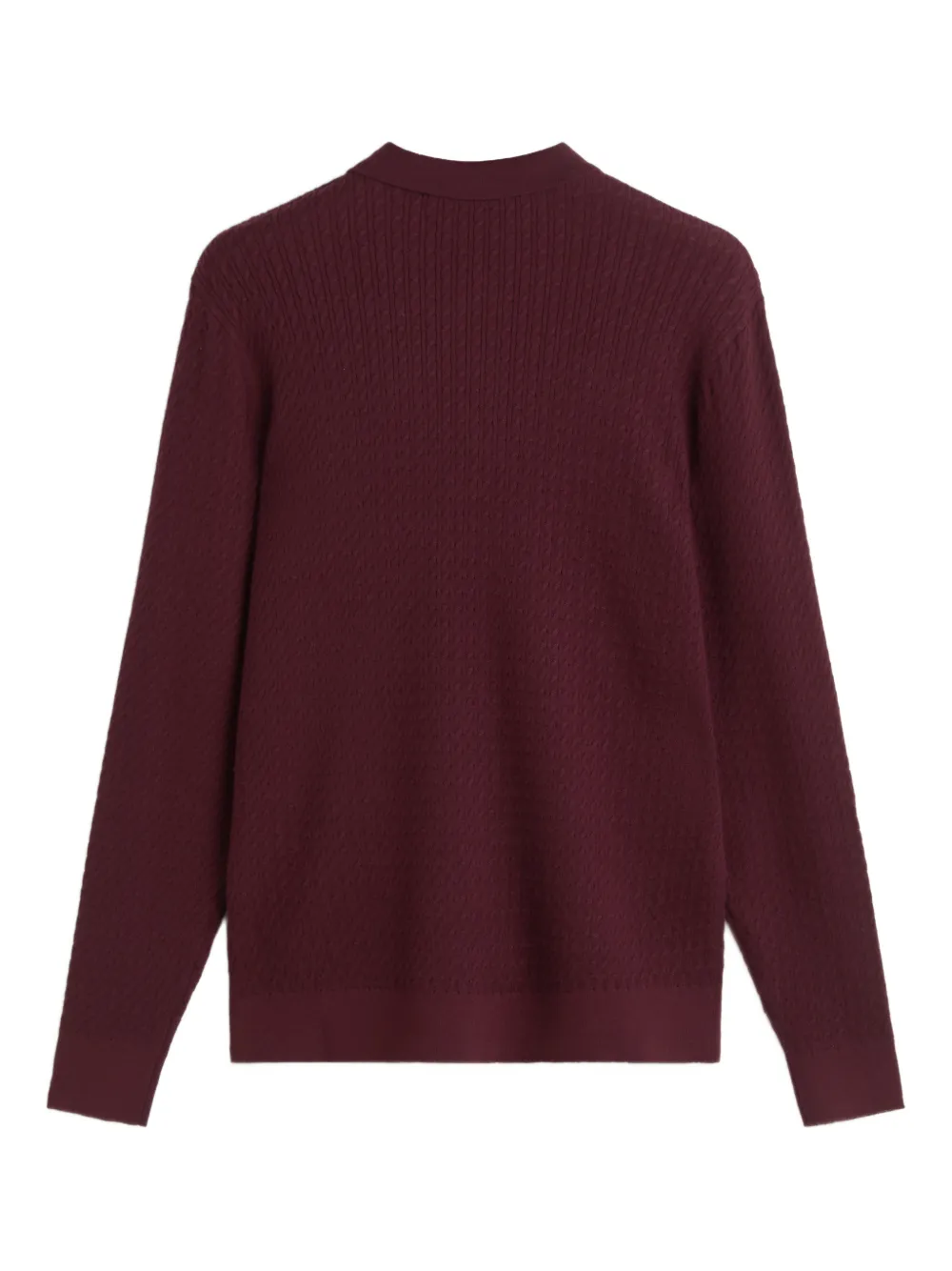 LES HÉRITIERS jacquard polo shirt - Rood