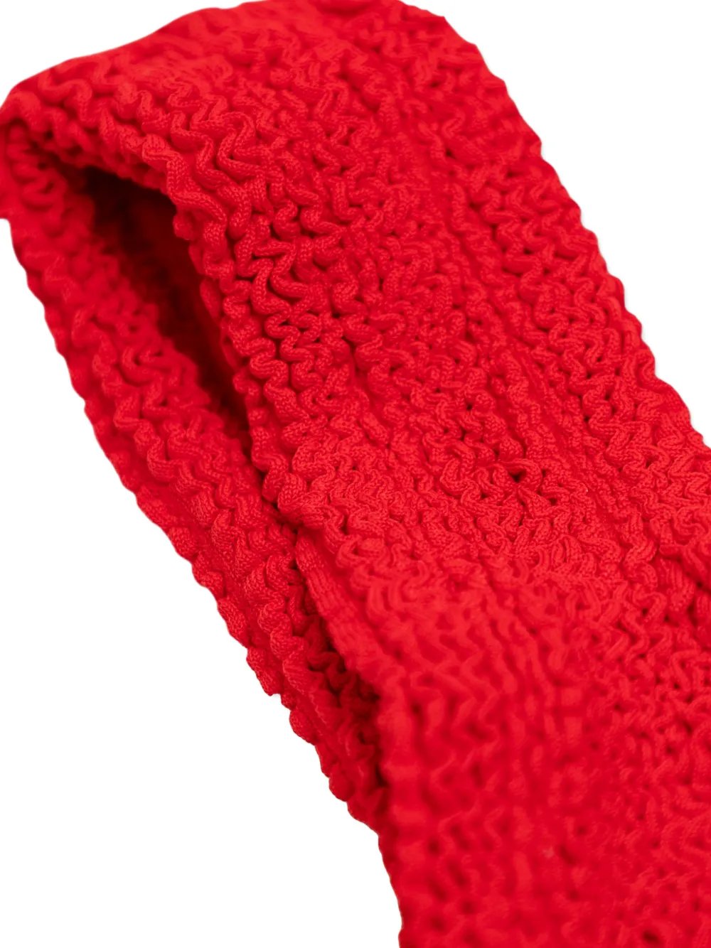  Hunza G Kids Classic Crinkle Swimsuit - Red 