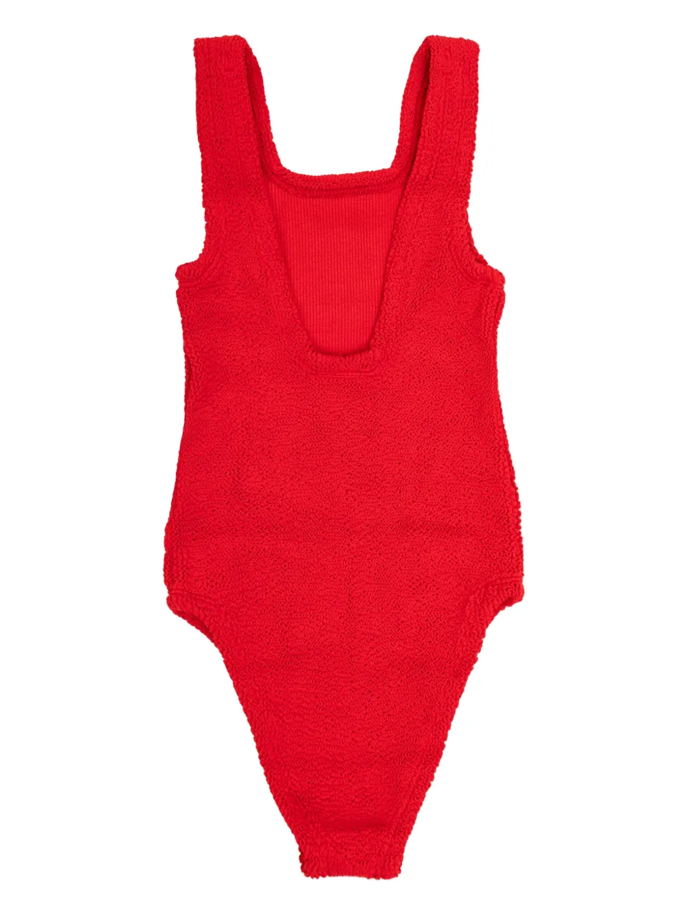  Hunza G Kids Classic Crinkle Swimsuit - Red 