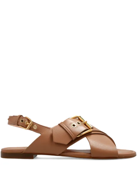 AGL Summer buckle criss-cross sandals