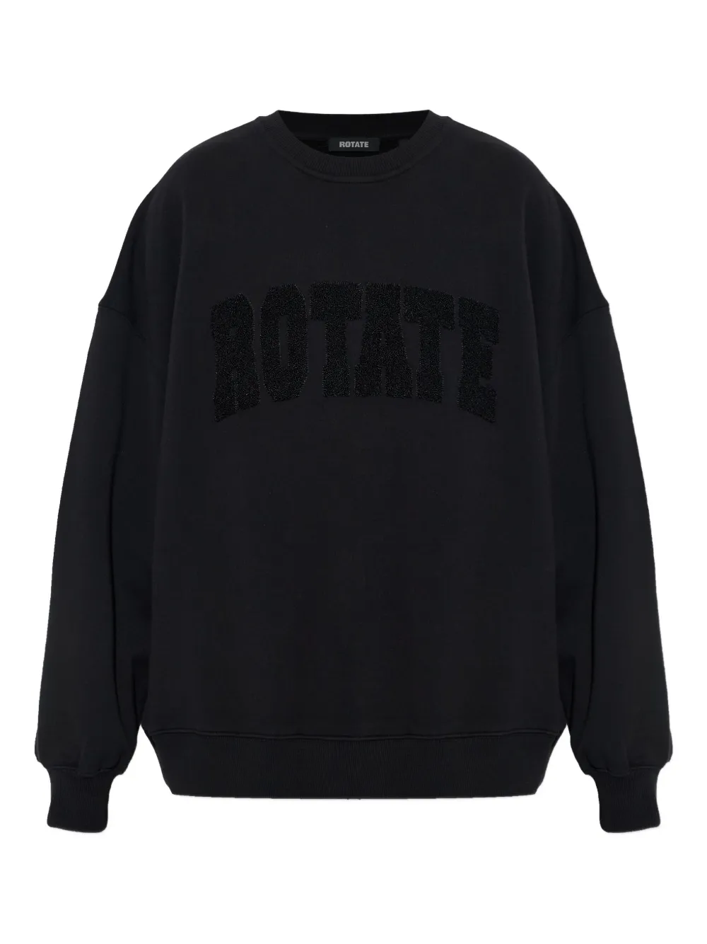 ROTATE BIRGER CHRISTENSEN embossed-logo sweater - Nero