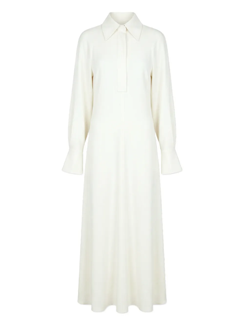 Victoria Beckham collared midi dress - Nude