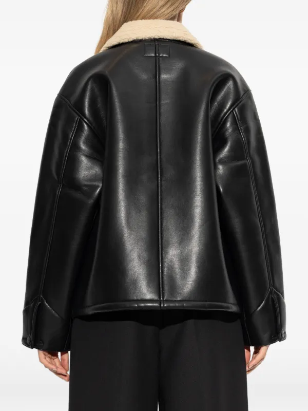 Carhartt WIP Shepton OG Michigan シアリングカラーコート | ブラック