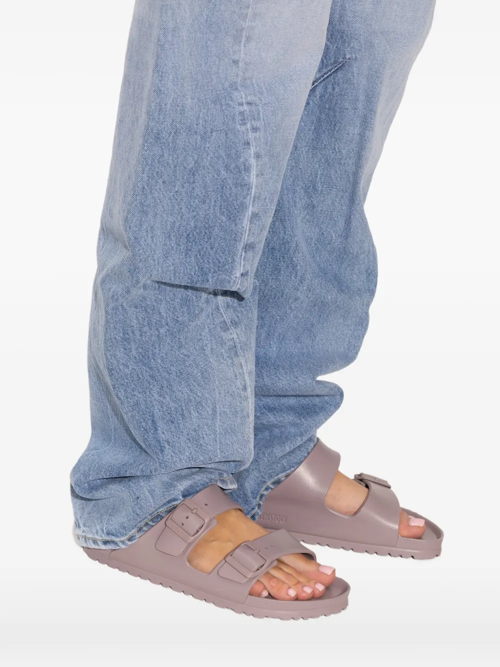 Birkenstock Arizona sandalen met gesp Paars