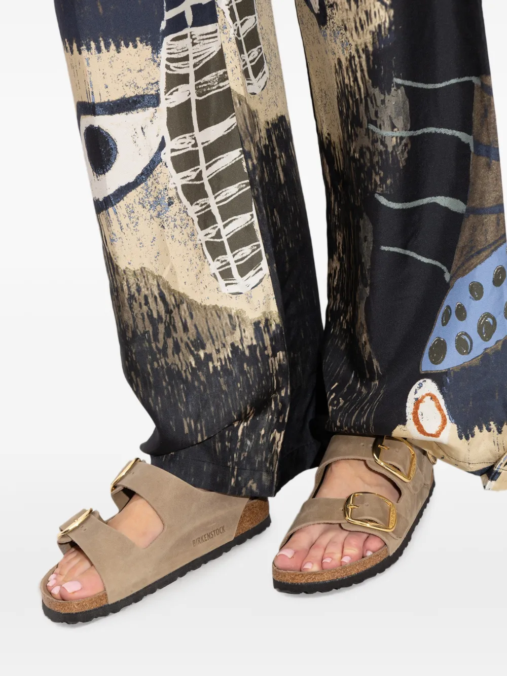 Birkenstock Milano Big Buckle sandalen Beige