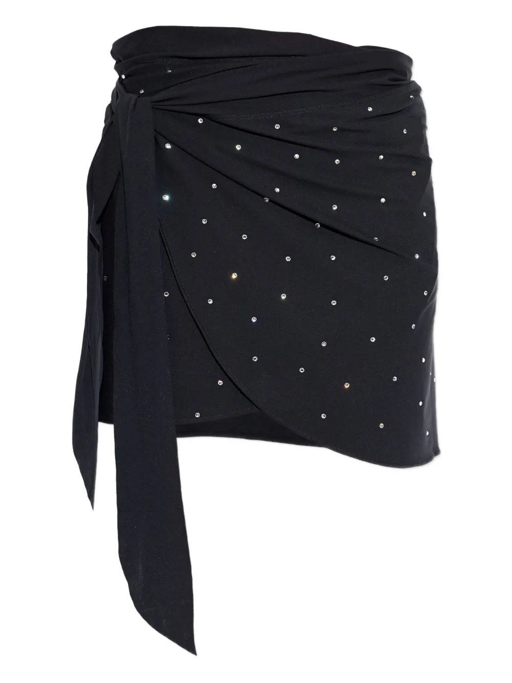 Hunza G swarovski crystal-embellished sarong - Nero