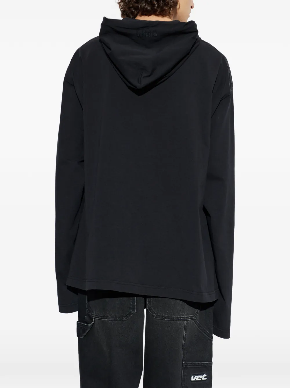 VETEMENTS Hoodie met capuchon Zwart
