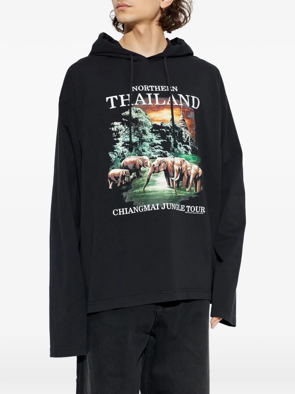 VETEMENTS Hoodie met capuchon Zwart