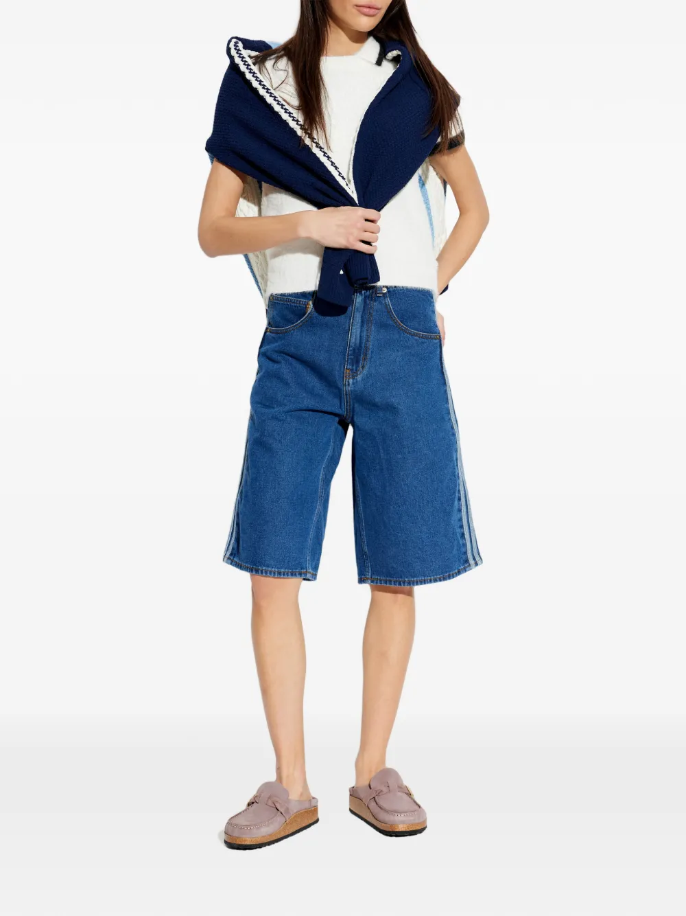 Birkenstock Buckley gevlochten muiltjes Paars