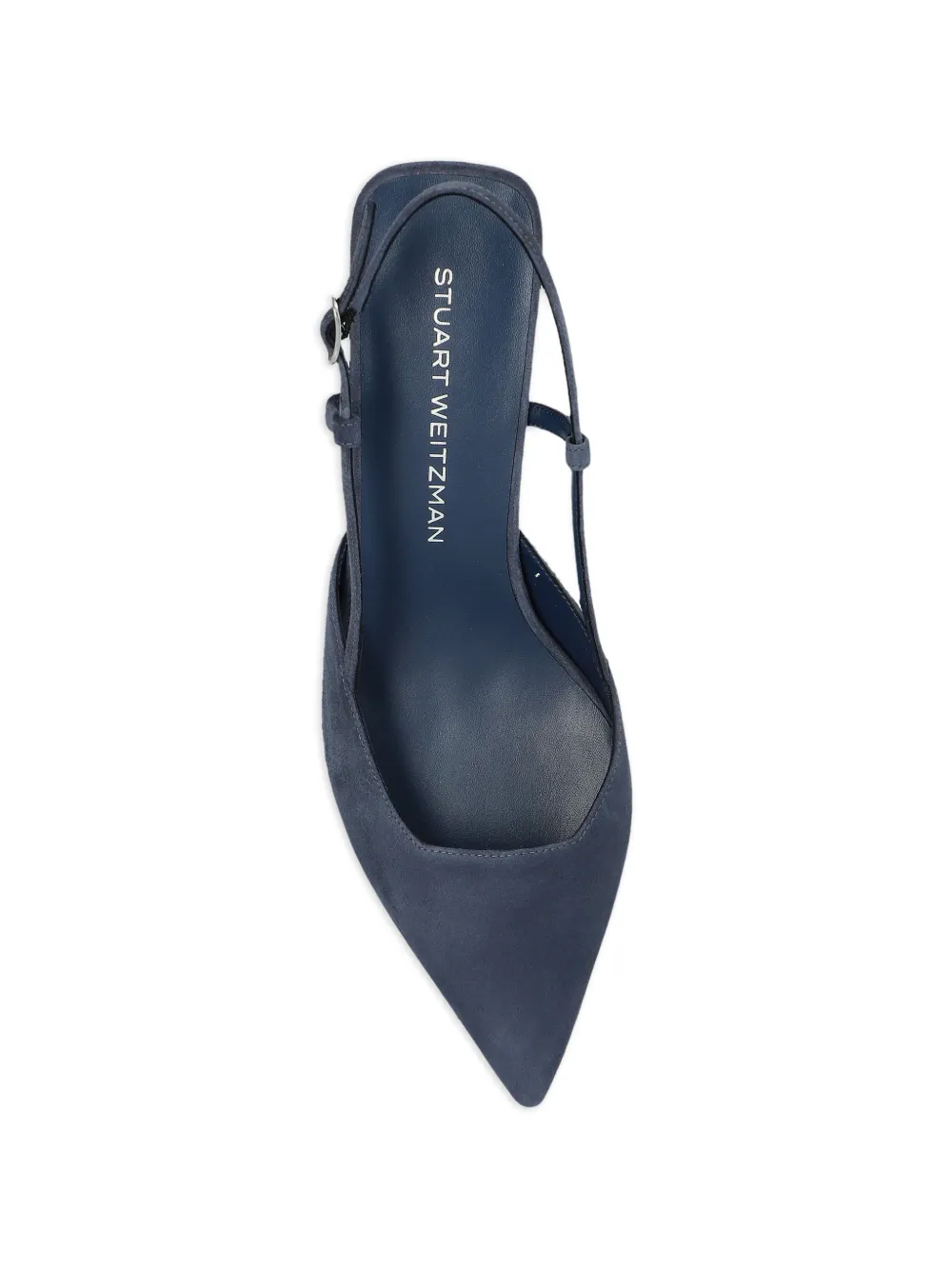 Stuart Weitzman Vinnie slingback heeled pumps Blauw
