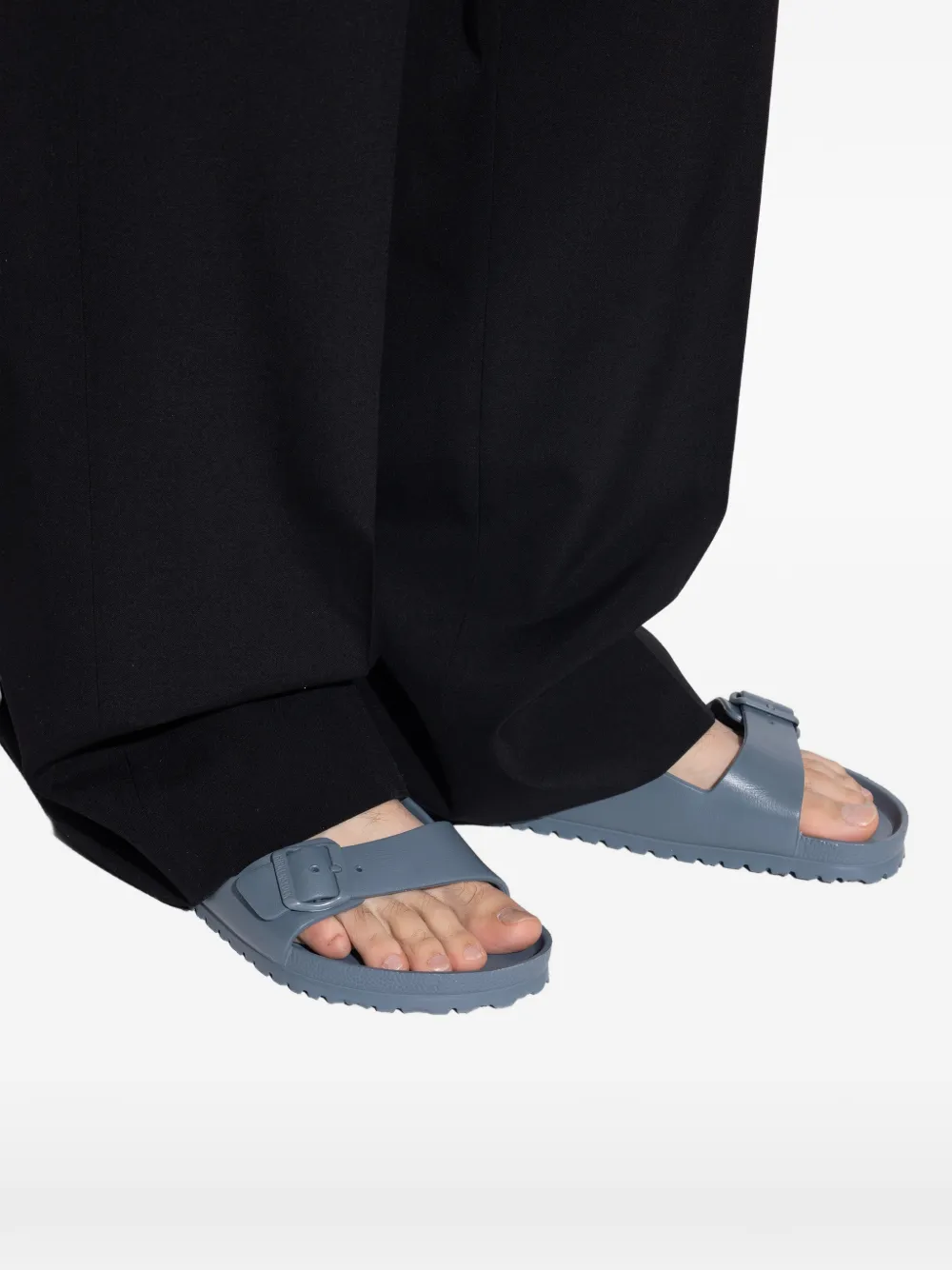 Birkenstock Arizona sandalen met gesp Blauw