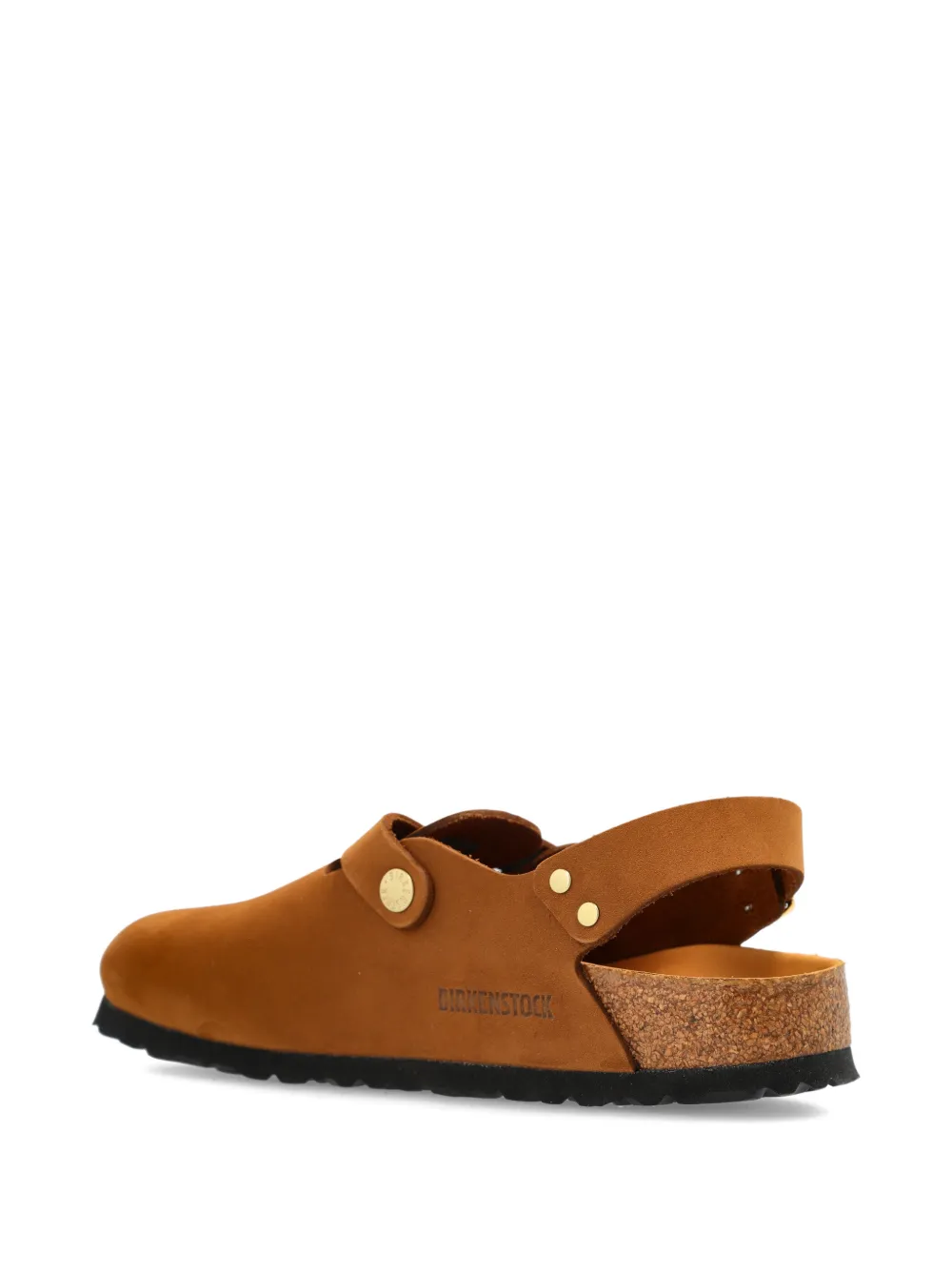 Birkenstock Tokio slingback klompen Bruin