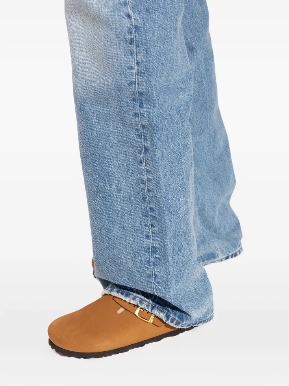 Birkenstock Tokio slingback klompen Bruin