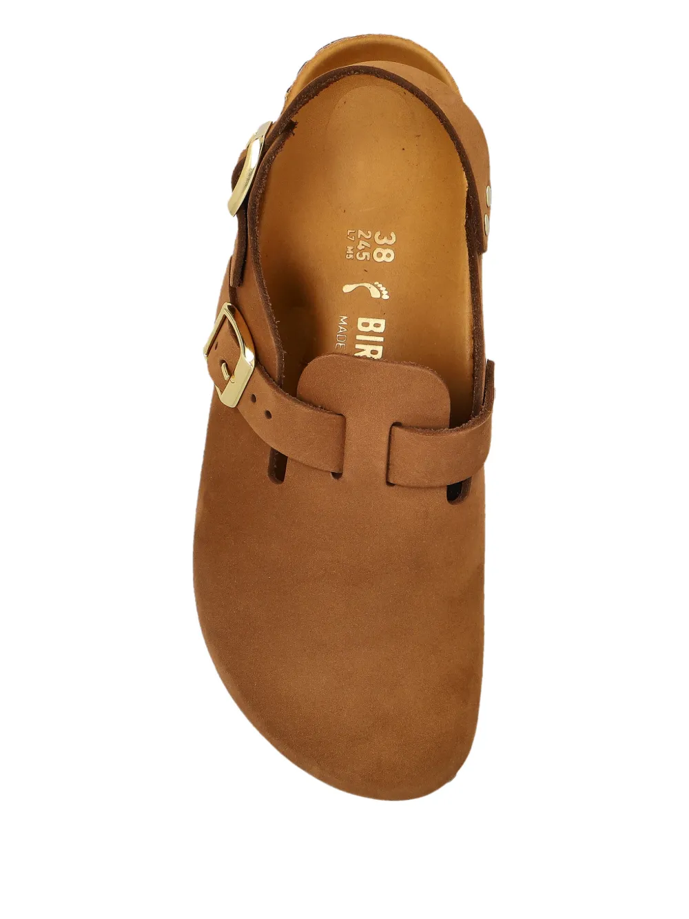 Birkenstock Tokio slingback klompen Bruin