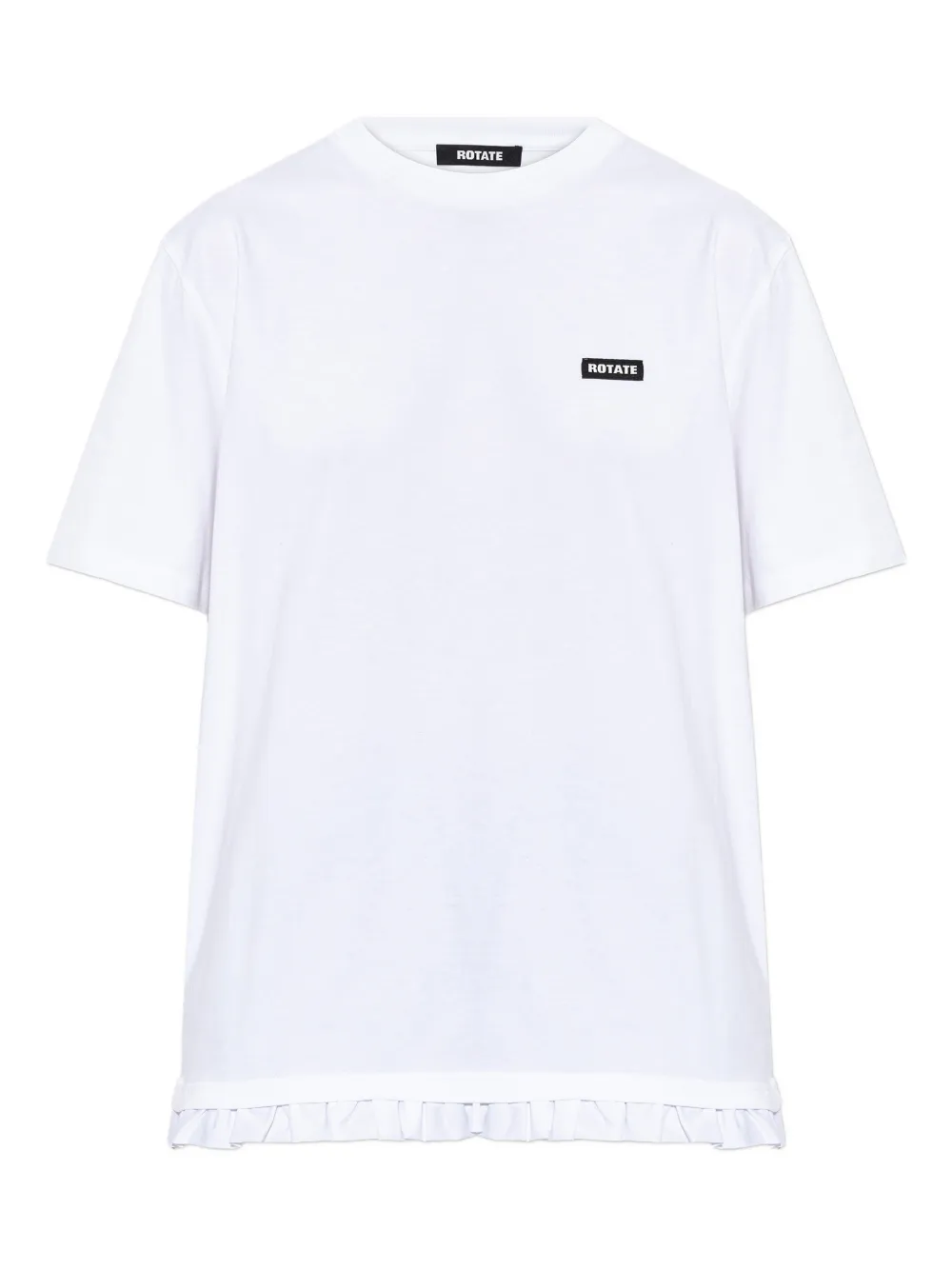 ROTATE BIRGER CHRISTENSEN ruffled T-shirt - Bianco