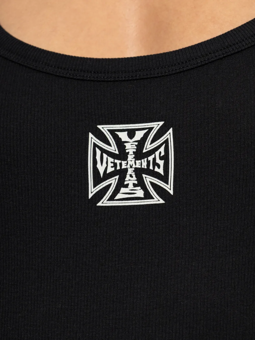 VETEMENTS フルボディスーツ ブラック VETEMENTS ボディスーツ