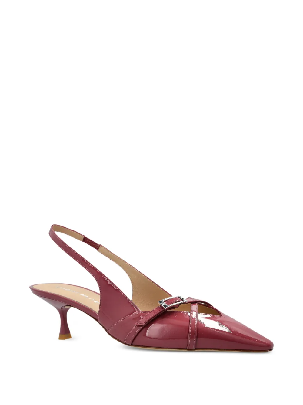 Stuart Weitzman Georgie 50 slingback pumps Rood
