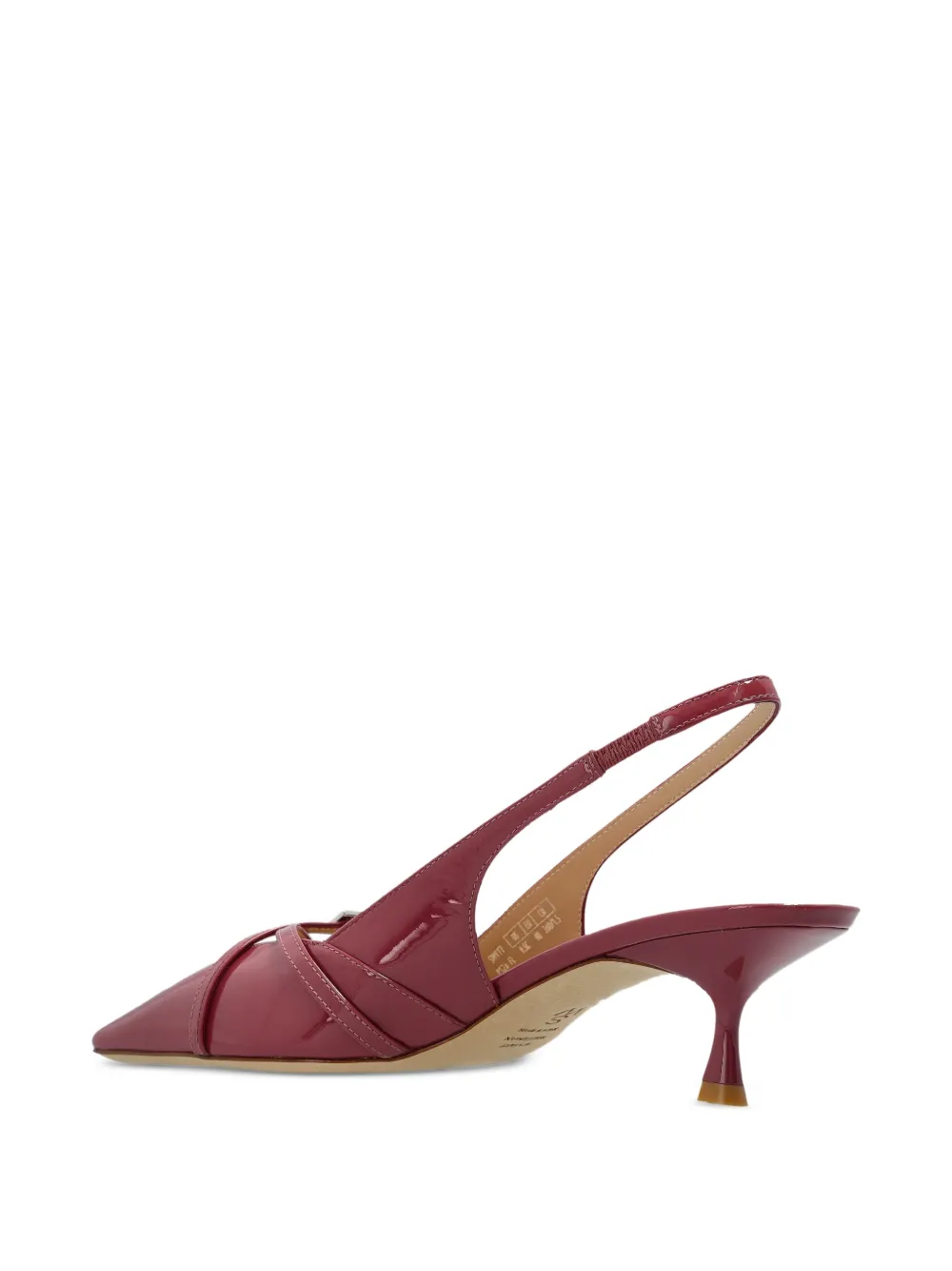 Stuart Weitzman Georgie 50 slingback pumps Rood