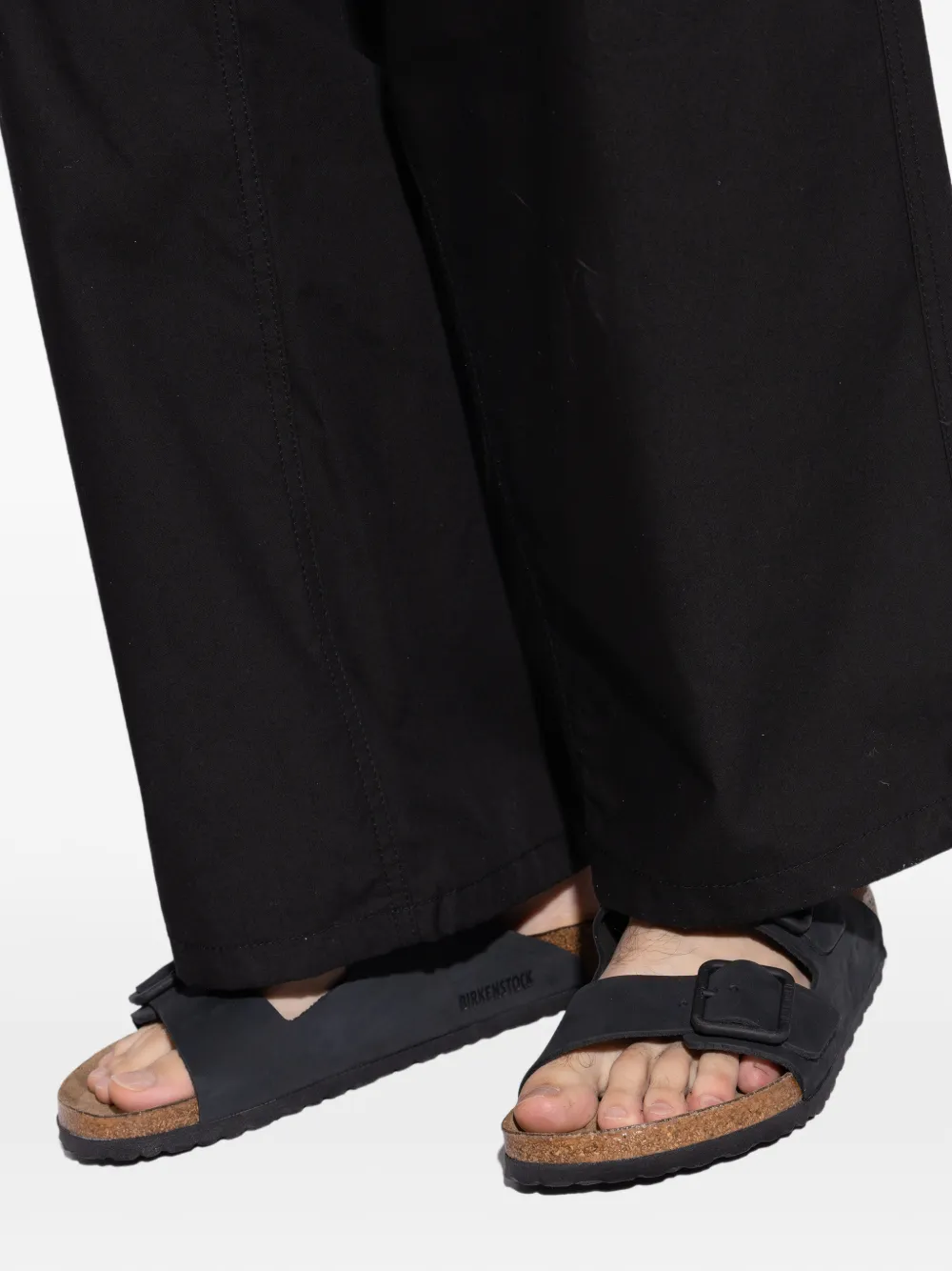 Birkenstock Arizona sandalen met gesp Zwart